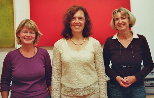 Von links: Frau Kranzer, Frau Dr. Ginter und Frau Leimeister